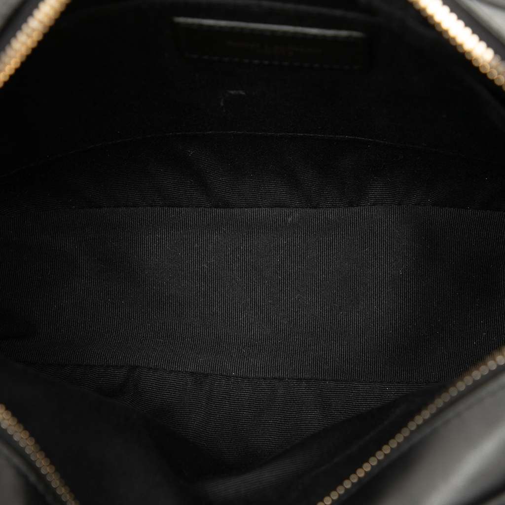Saint Laurent Matelasse Leather Monogram Lou Camera Bag - 4