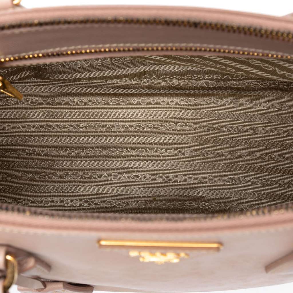Prada Medium Saffiano Lux Galleria Double Zip Satchel - 4
