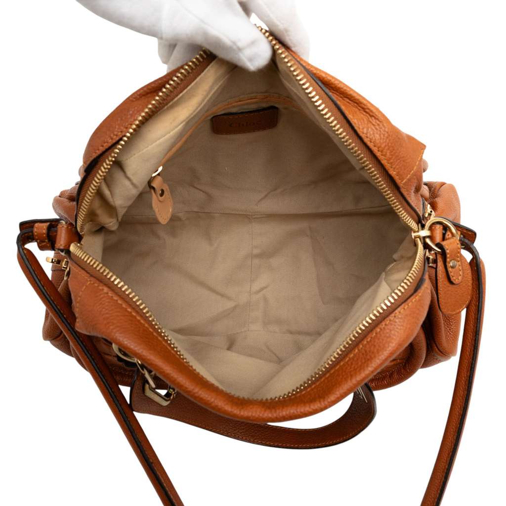 Chloé Medium Leather Paraty Satchel - 4