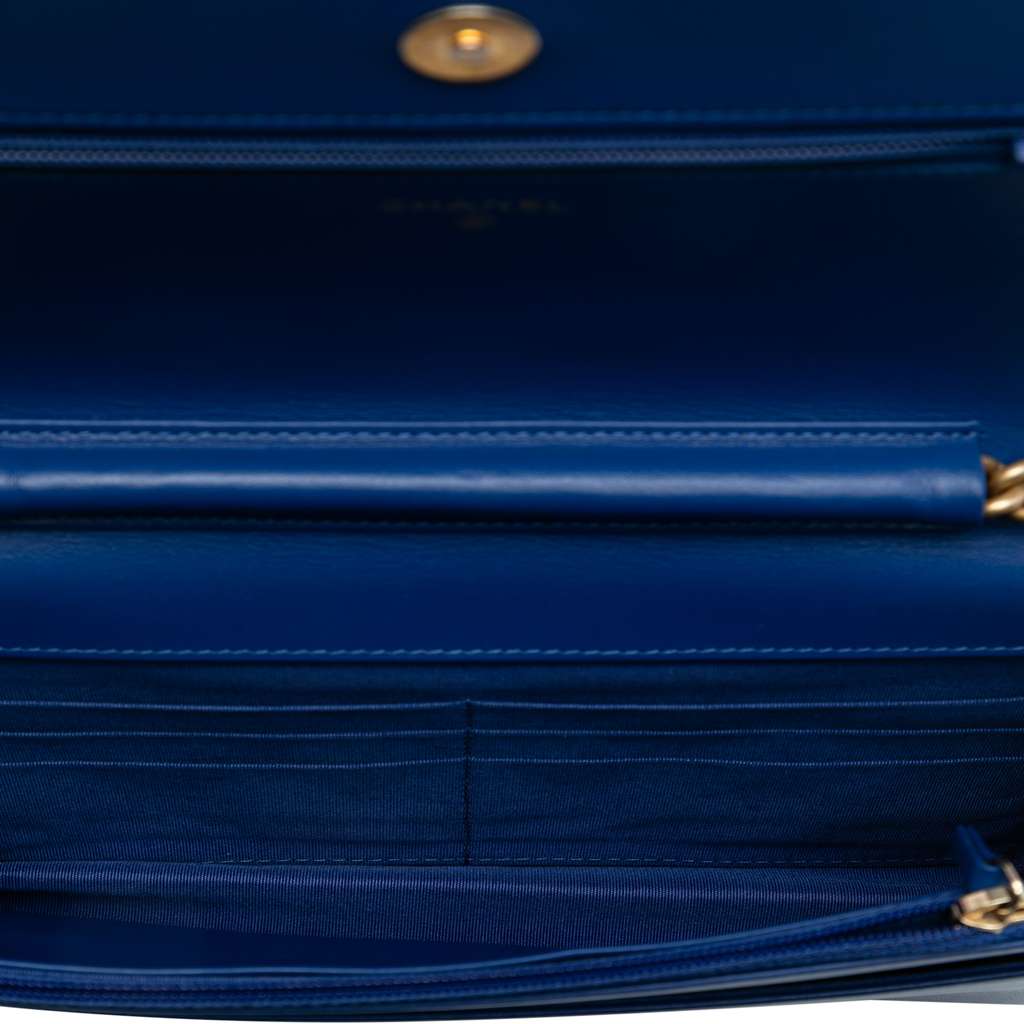 Chanel Quilted Caviar Boy Wallet on Chain - 4