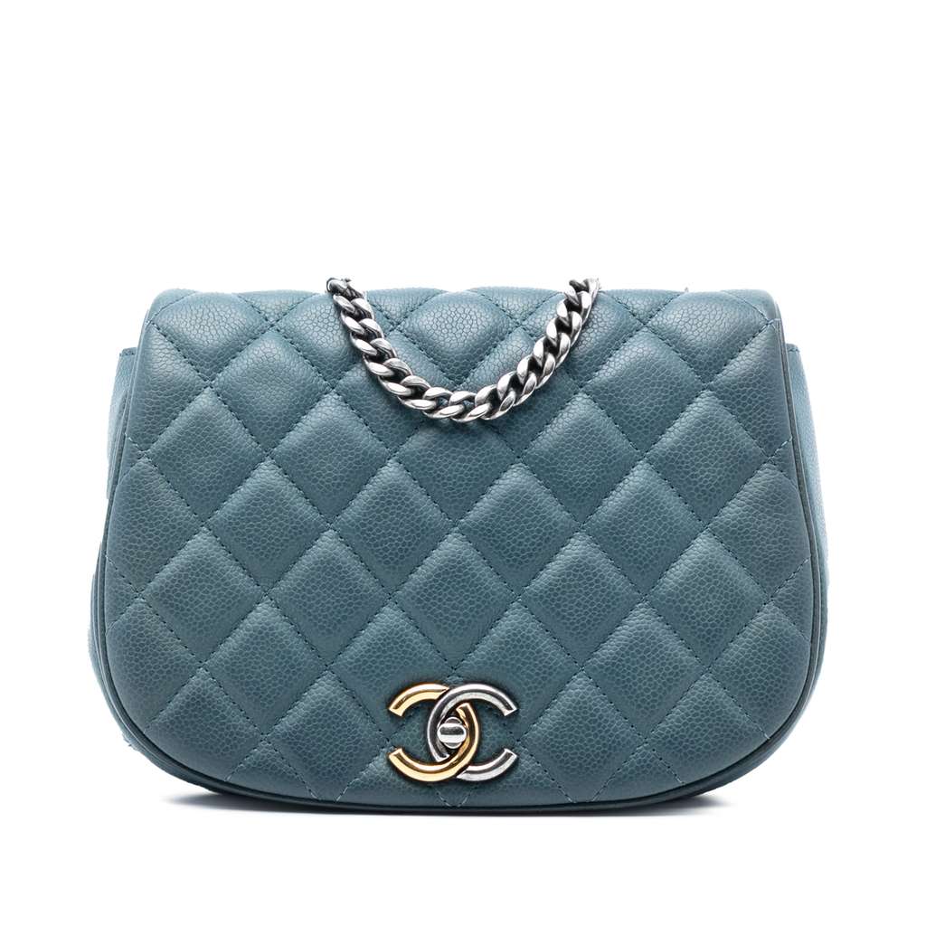 Chanel Small Quilted Caviar Casual Pocket Flap