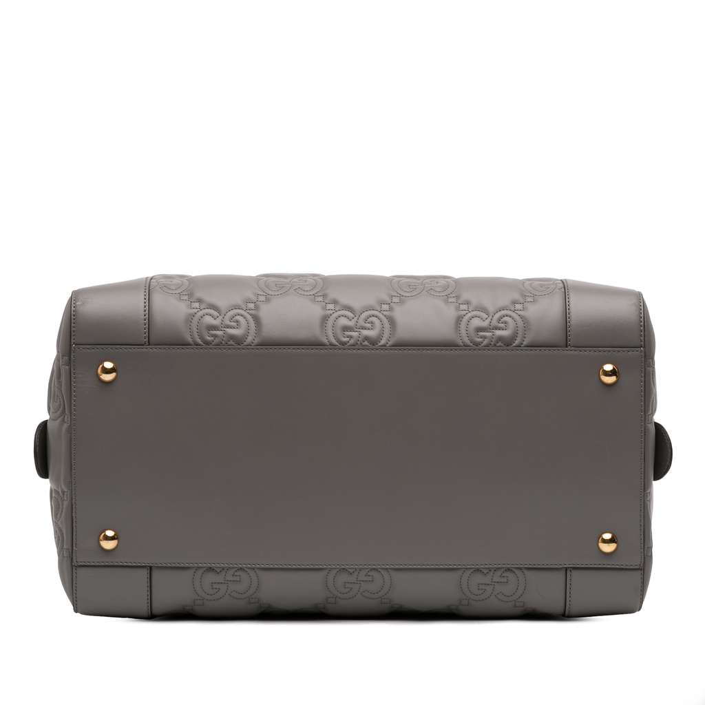 Gucci Medium GG Matelasse Leather Duffle Bag - 3