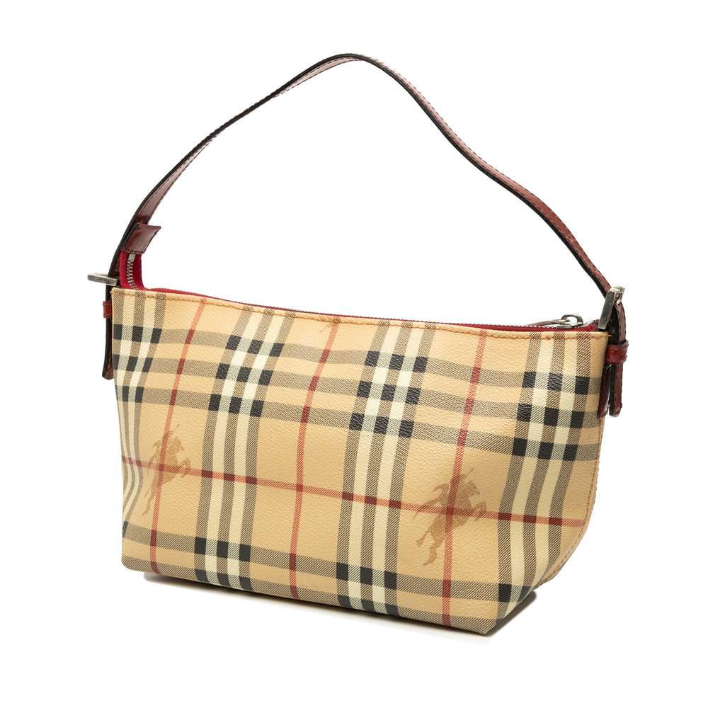Burberry Haymarket Check Coated Canvas Handbag - 2