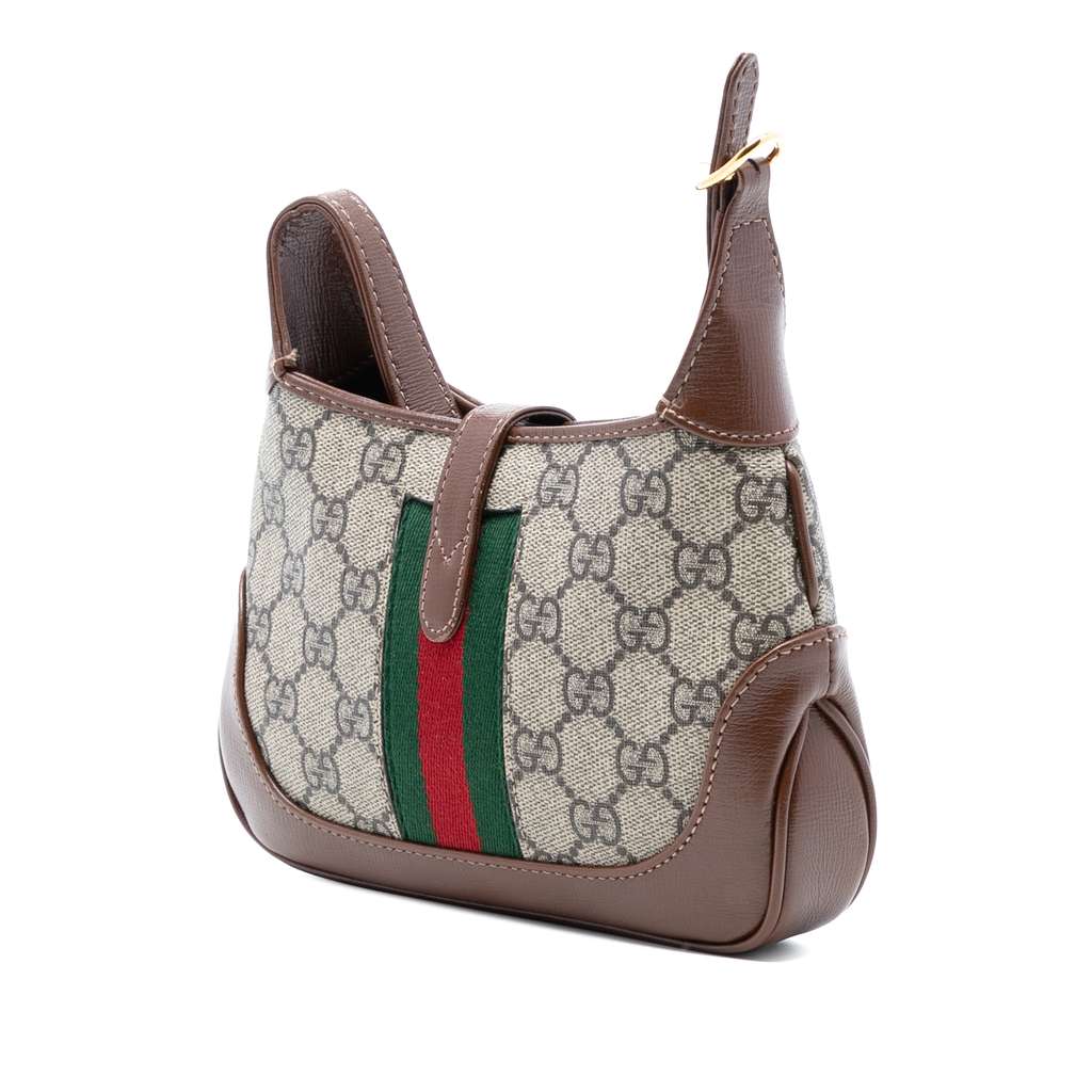 Gucci Mini GG Supreme Web Jackie 1961 Crossbody - 2