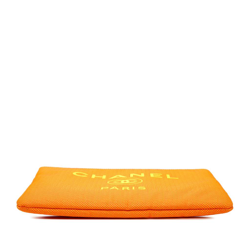 Chanel Medium Mixed Fiber Deauville O Case Clutch - 3