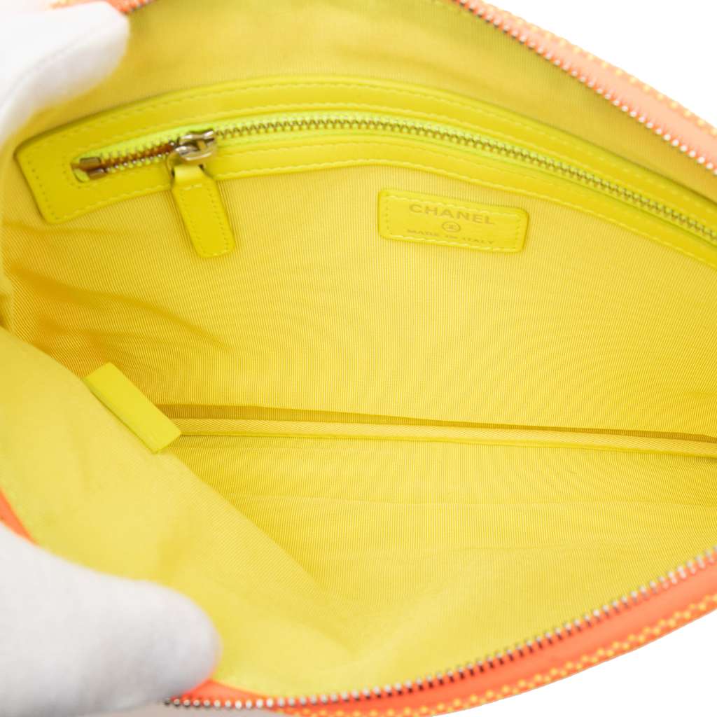 Chanel Medium Mixed Fiber Deauville O Case Clutch - 4