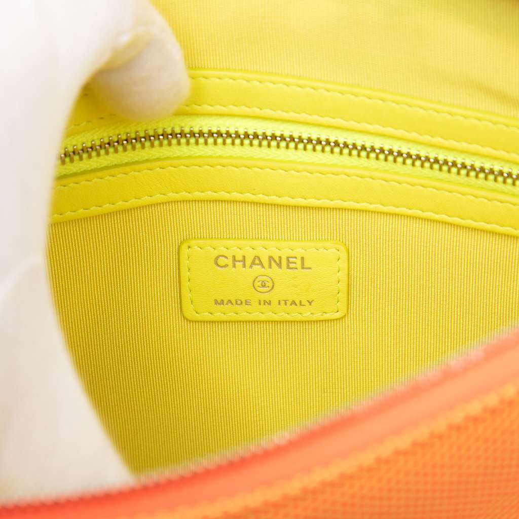 Chanel Medium Mixed Fiber Deauville O Case Clutch - 5