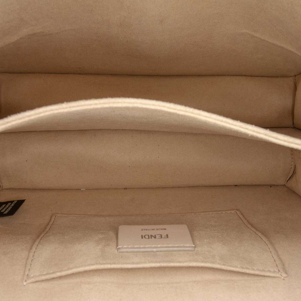 Fendi Medium Scalloped Leather Studded Kan I Satchel - 4