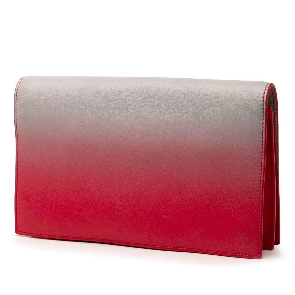 Saint Laurent Smooth Ombre Calfskin Monogram Kate Clutch - 2