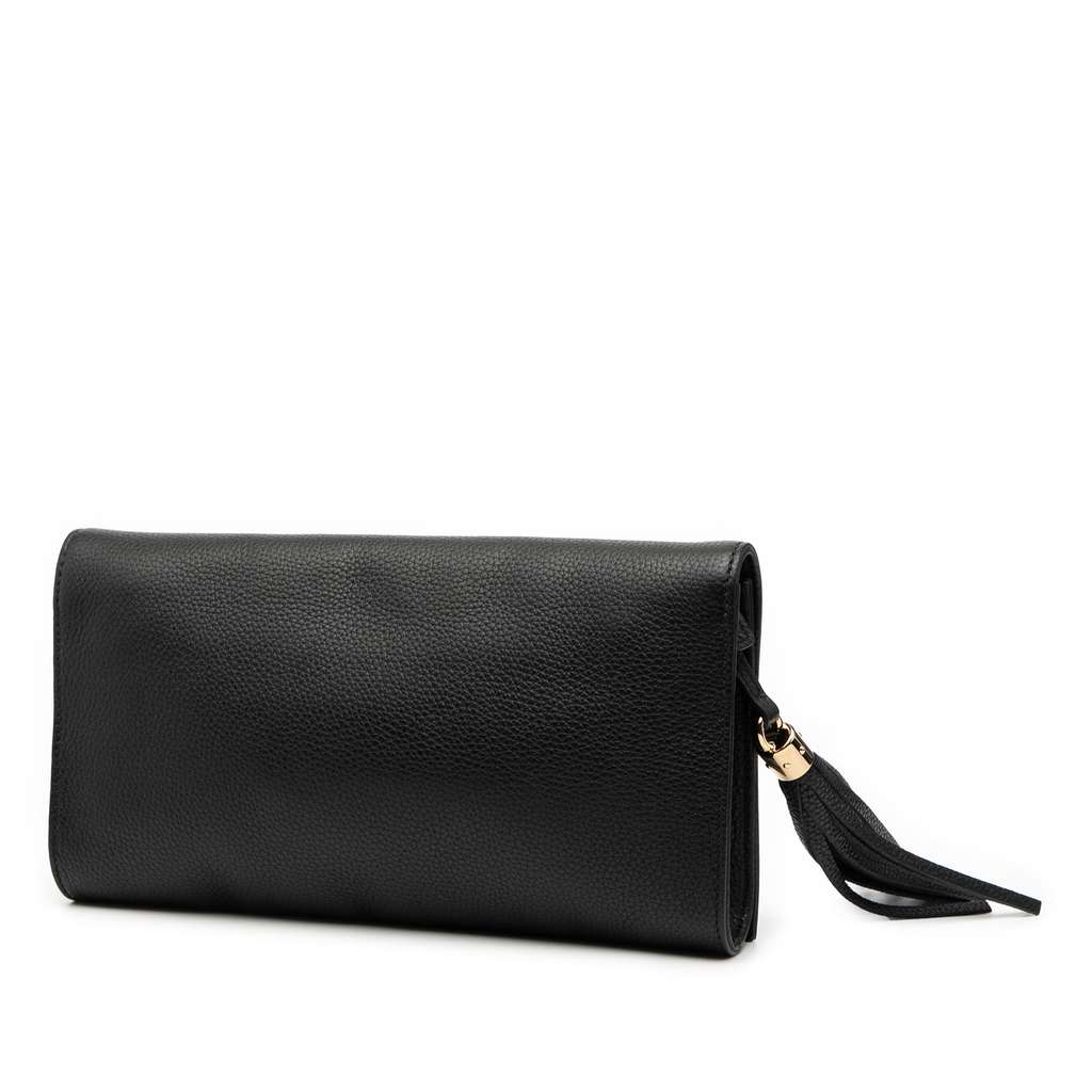 Gucci Leather Soho Disco Clutch - 2