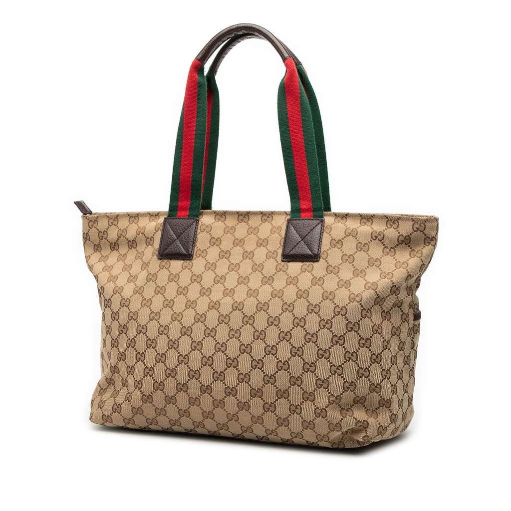 Gucci GG Canvas Web Tote - 2