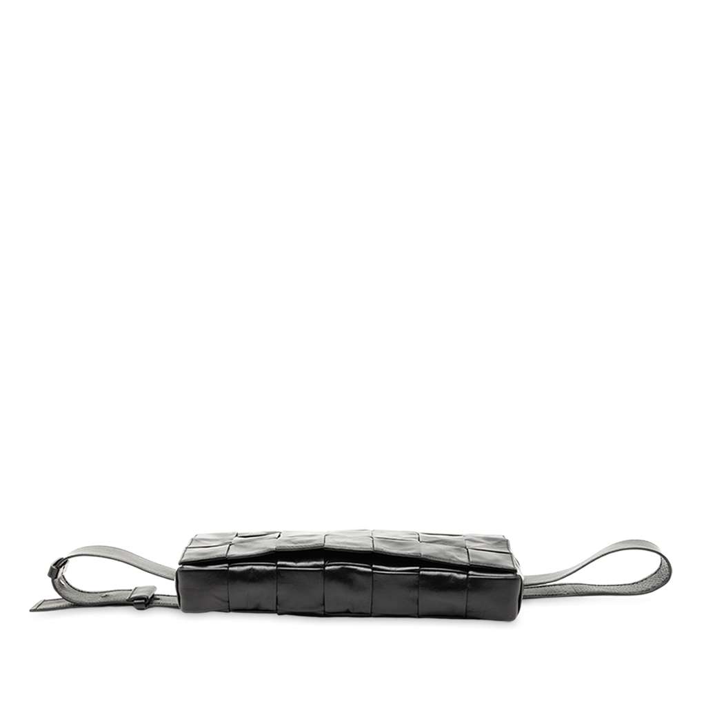 Bottega Veneta Stretch Paper Calfskin Intrecciato Cassette Belt Bag - 3