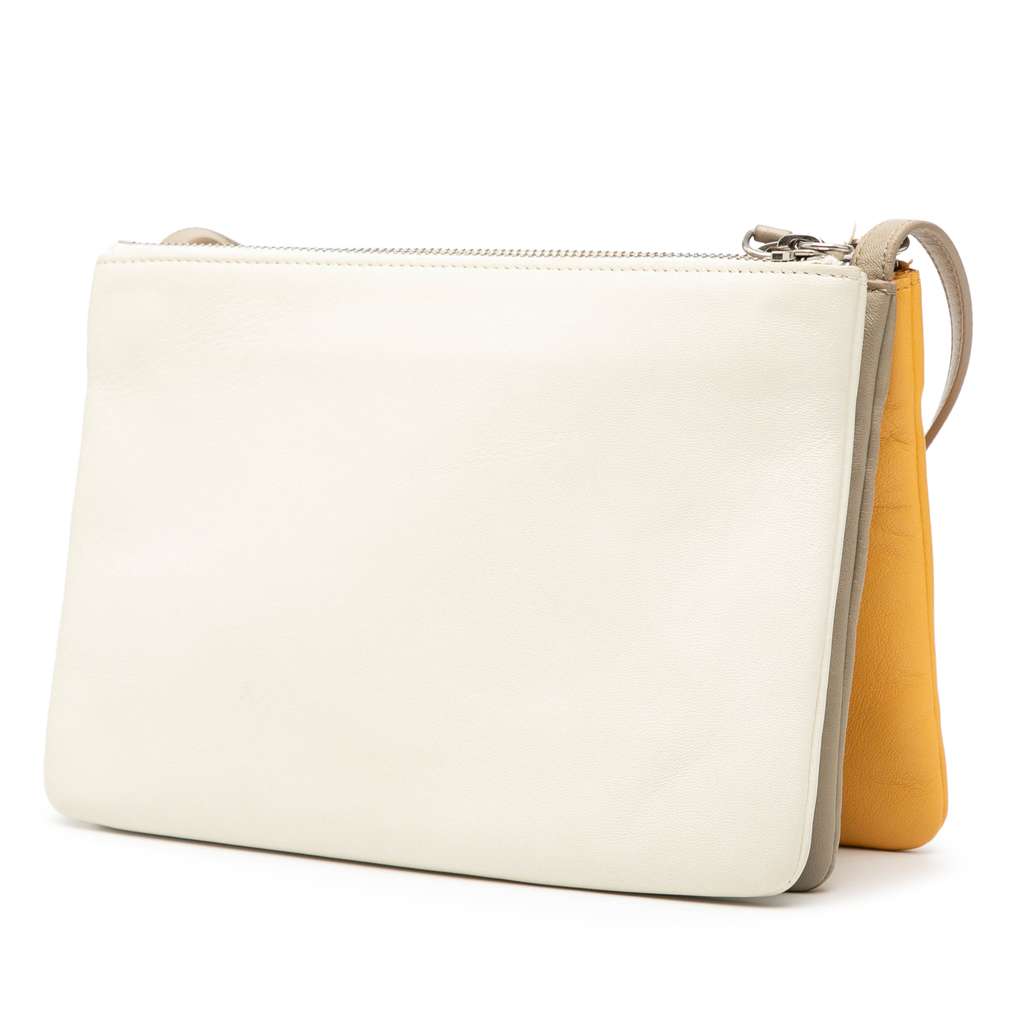Celine Large Tricolor Lambskin Trio Crossbody - 2