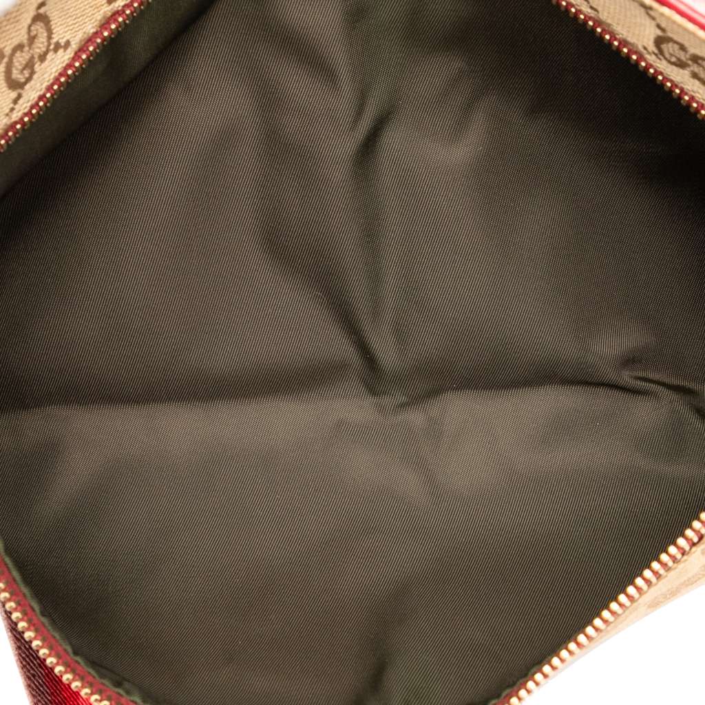 Gucci GG Canvas Web Double Pocket Belt Bag - 4