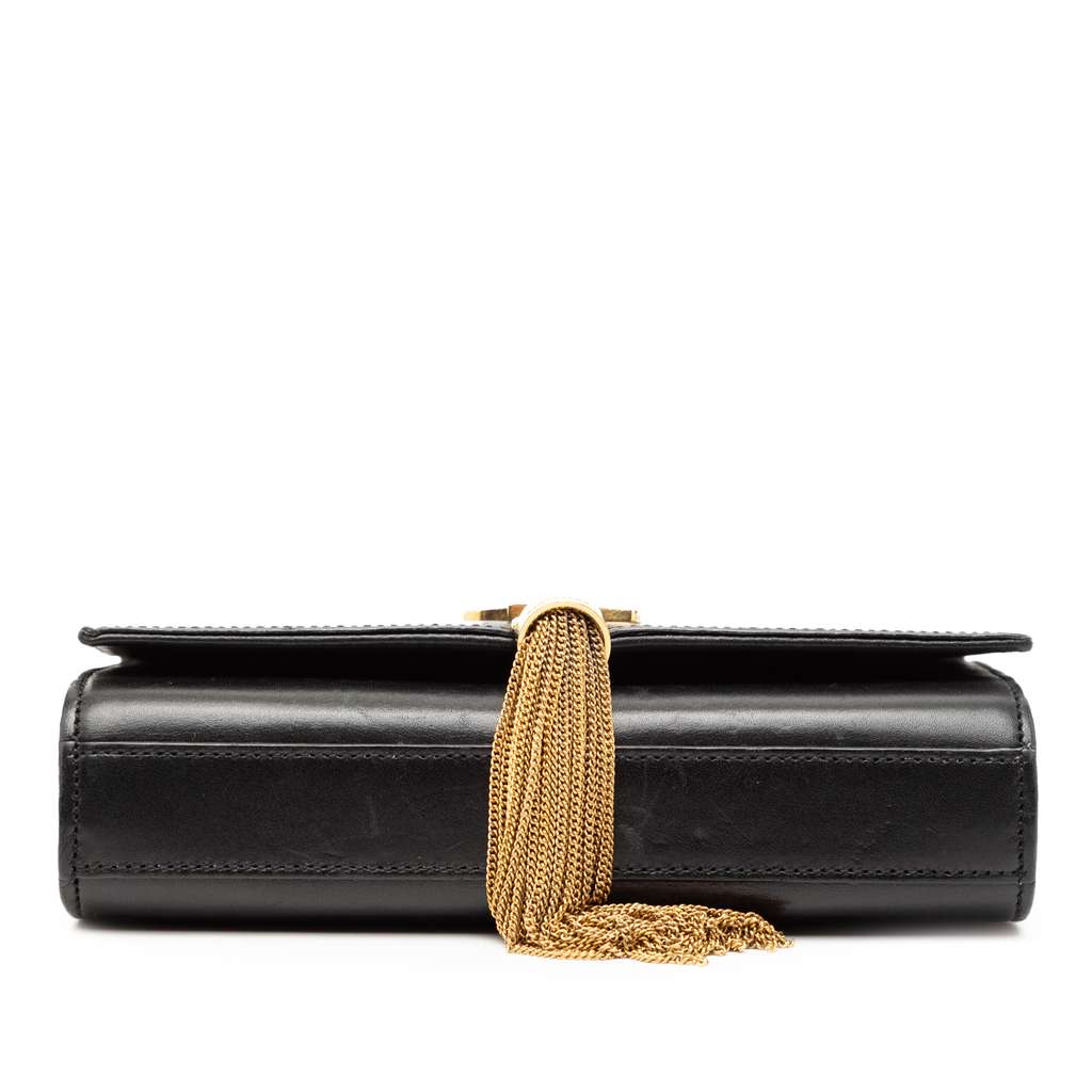 Saint Laurent Small Smooth Calfskin Monogram Kate Tassel Crossbody - 3