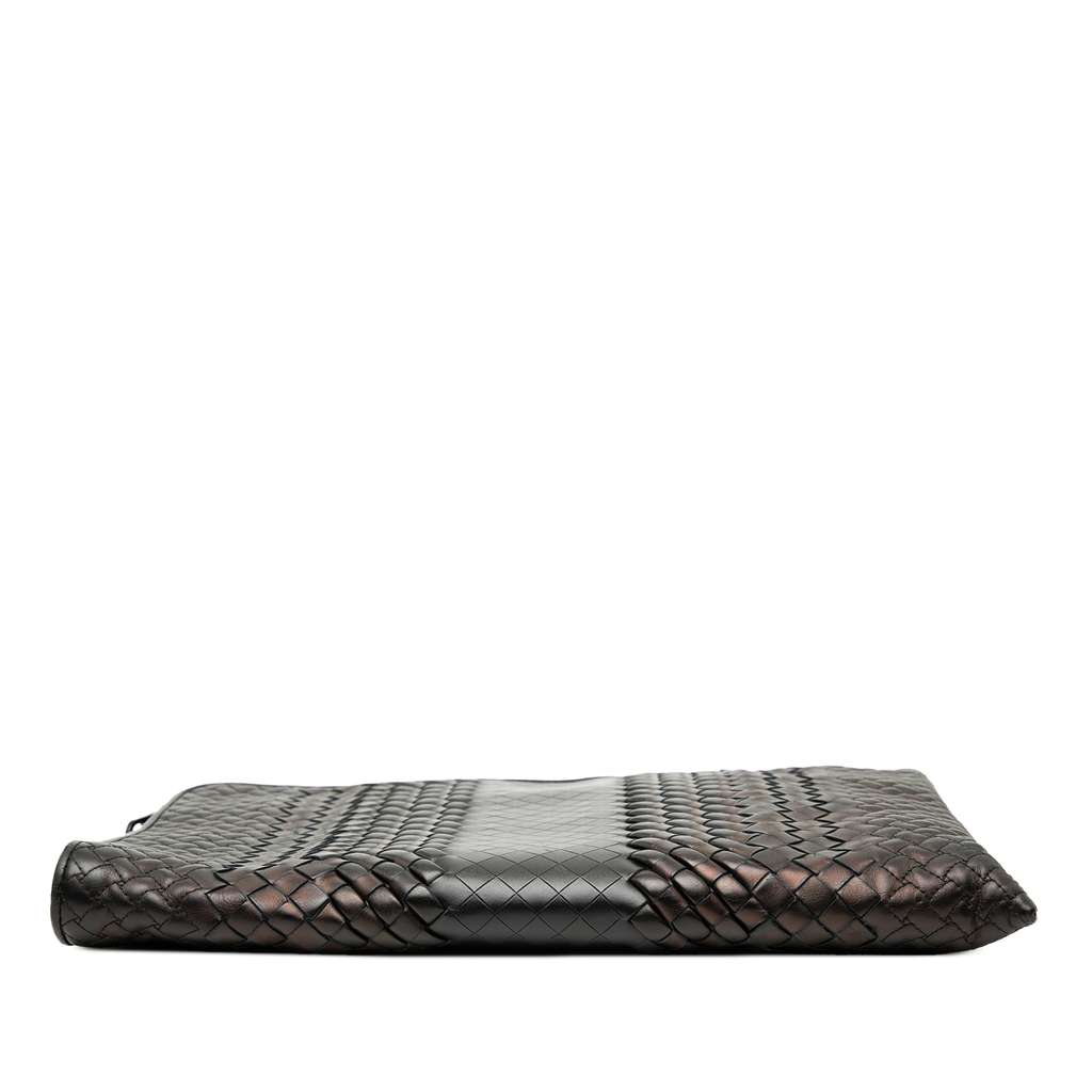 Bottega Veneta Nappa Intreccio Imperatore Zip Clutch - 3