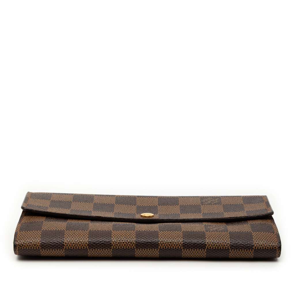 Louis Vuitton Damier Ebene Sarah Long Wallet - 3