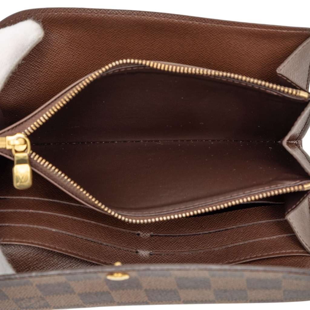Louis Vuitton Damier Ebene Sarah Long Wallet - 4