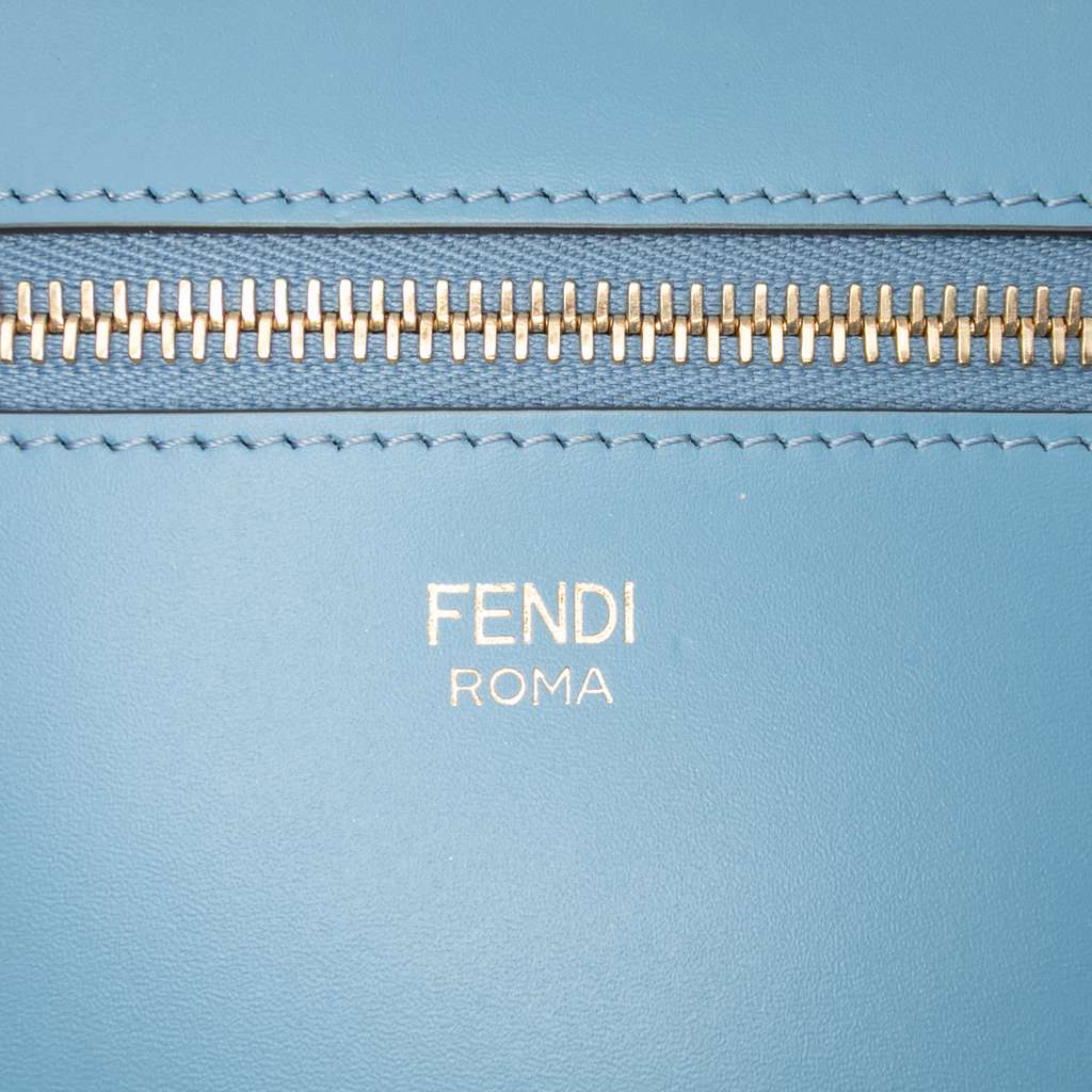 Fendi Large FF Pequin FF Jacquard Reversible Roll Tote - 5