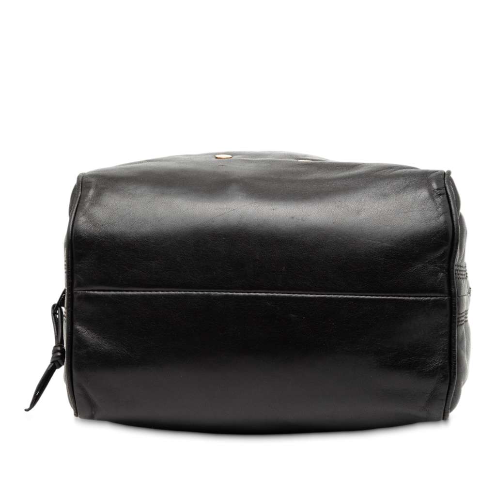 Loewe Leather Anagram Studs Handbag - 3