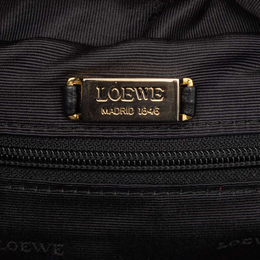 Loewe Leather Anagram Studs Handbag - 5