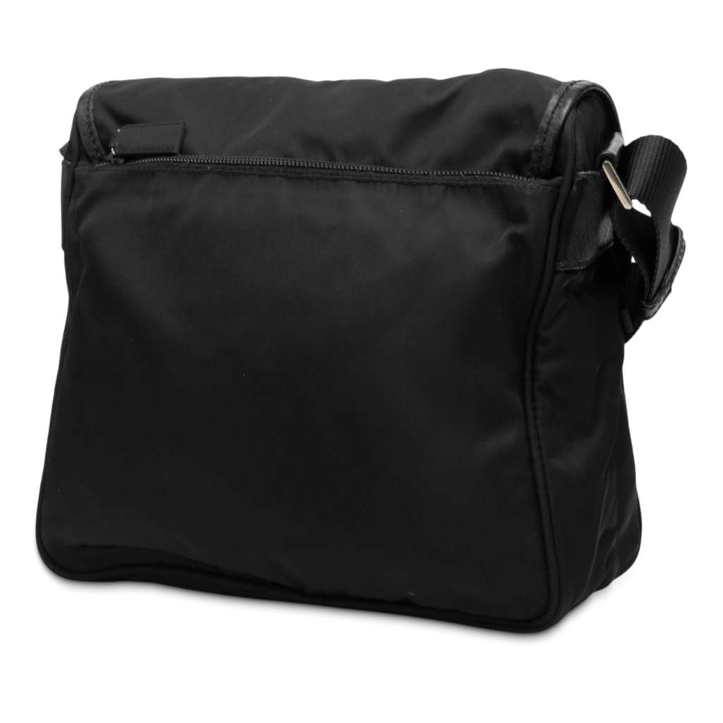 Prada Tessuto Buckle Messenger Bag - 2