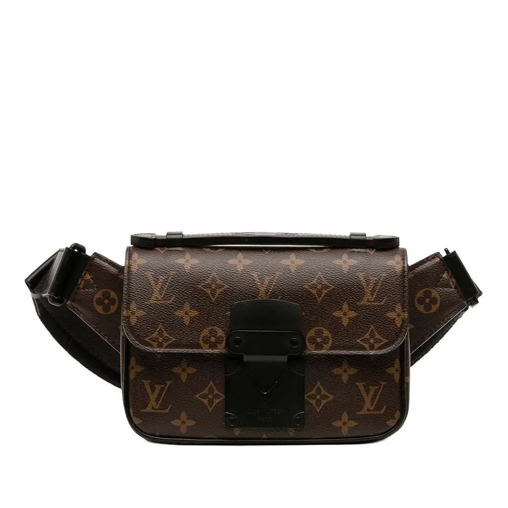 Louis Vuitton Monogram S Lock Sling Brown Very good - Front View