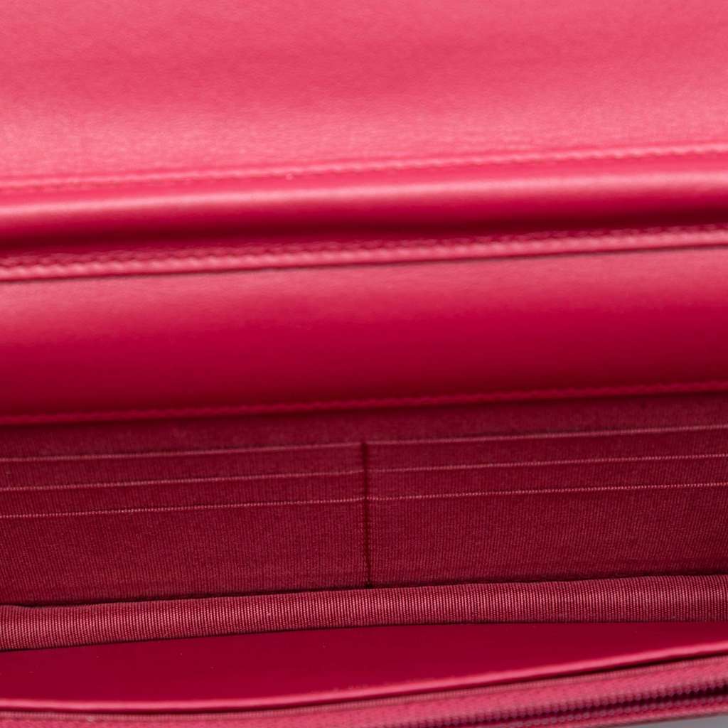 Chanel Tweed Written in Chain Logo Wallet on Chain - 4