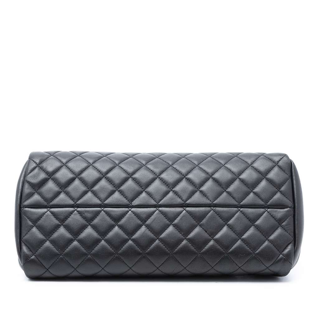 Chanel Medium Aged Calfskin Just Mademoiselle Bowling Bag - 3