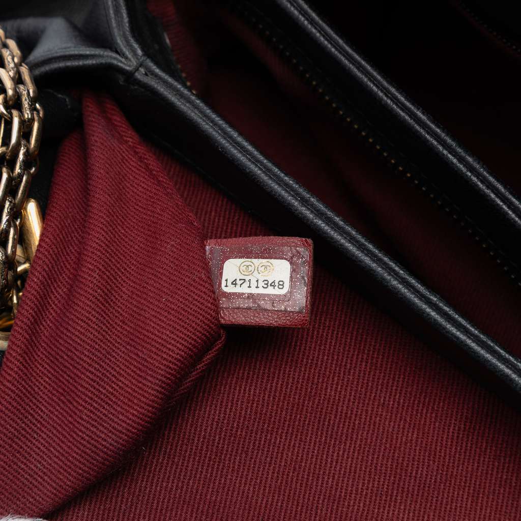 Chanel Medium Aged Calfskin Just Mademoiselle Bowling Bag - 5