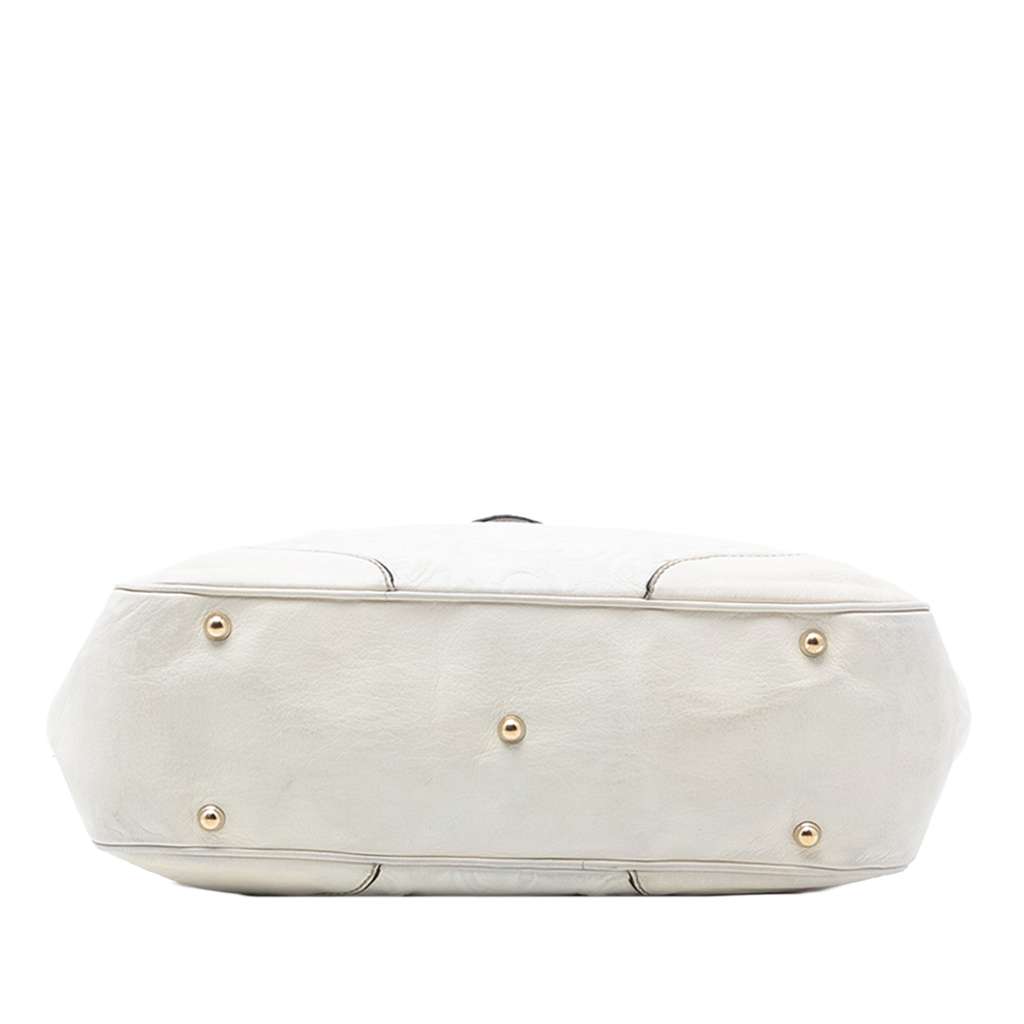 Gucci Leather Bamboo Horsebit Tote - 3