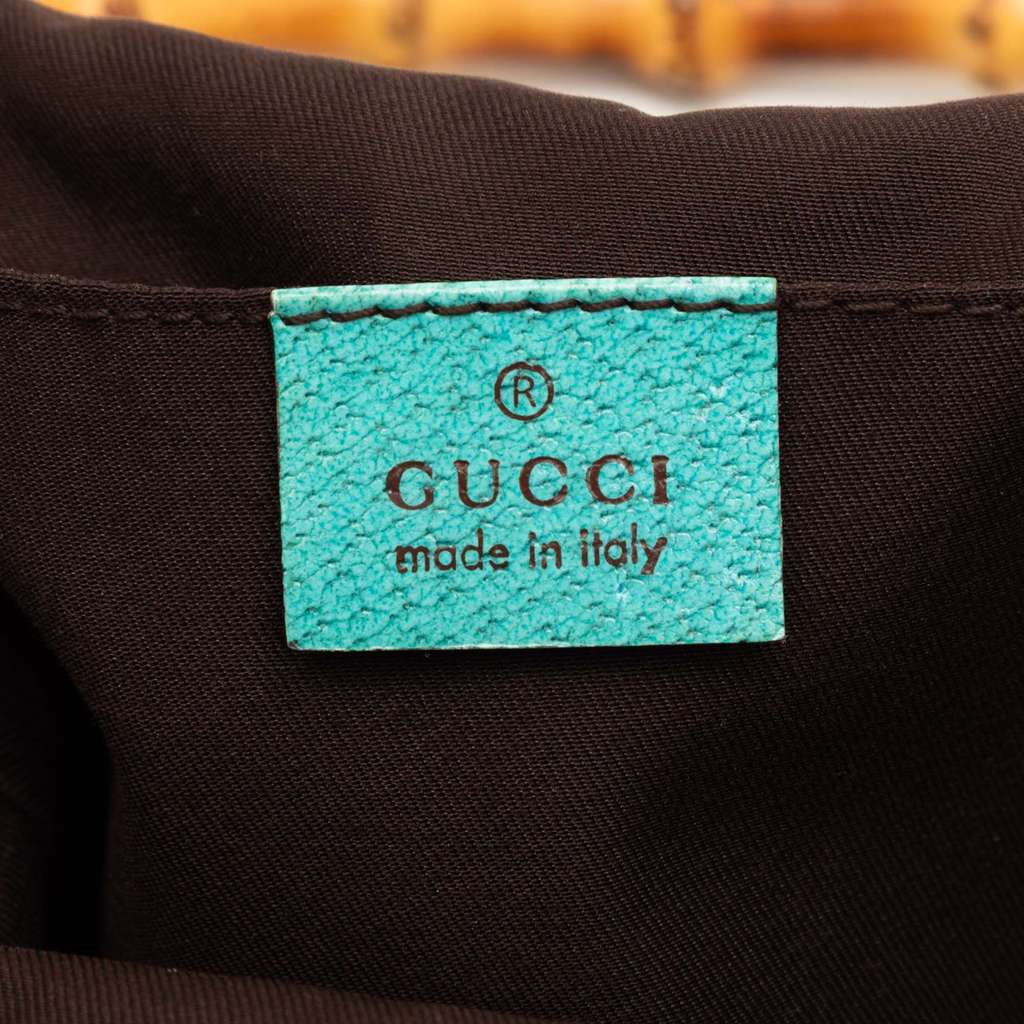 Gucci Studded GG Canvas Bamboo Hobo - 5