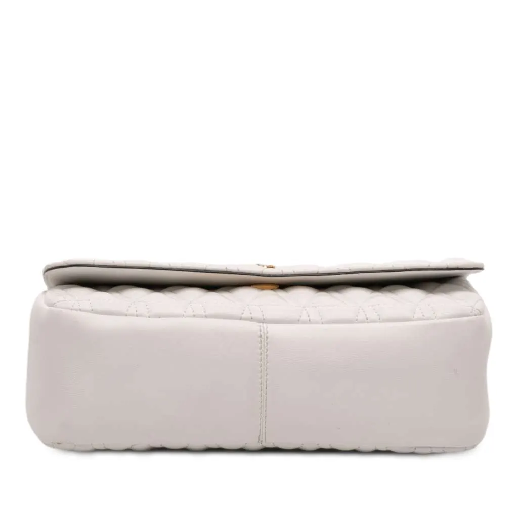 Versace Nappa Leather Virtus V Crossbody White Leather Very good - Inside View