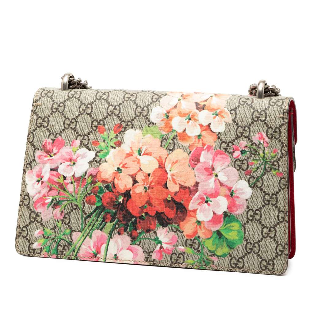 Gucci Small GG Supreme Blooms Dionysus Shoulder Bag - 2