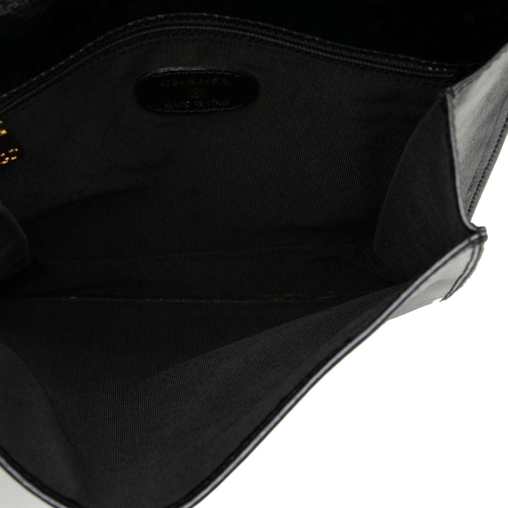 Chanel Lambskin Logo Messenger Bag - 4