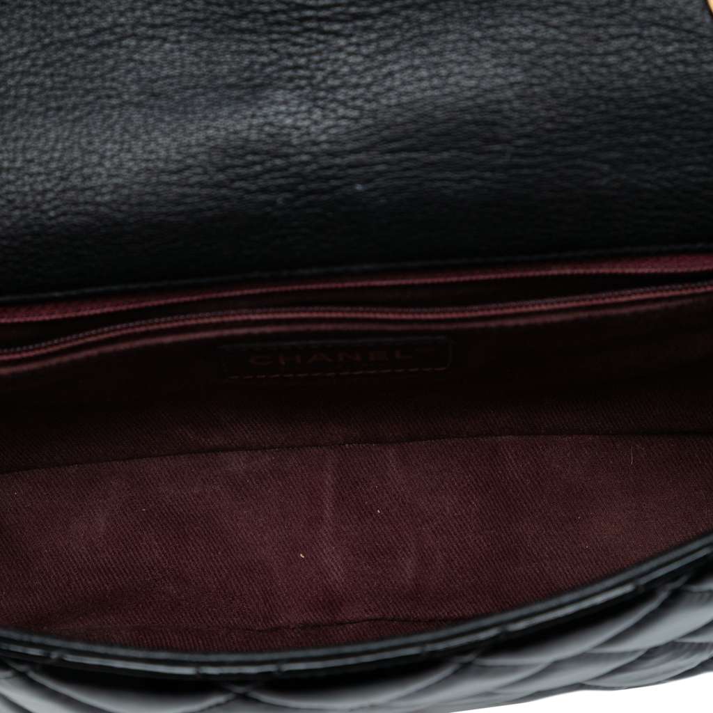 Chanel Paris Salzburg Medium Patent Goatskin CC Eyelet Flap - 4