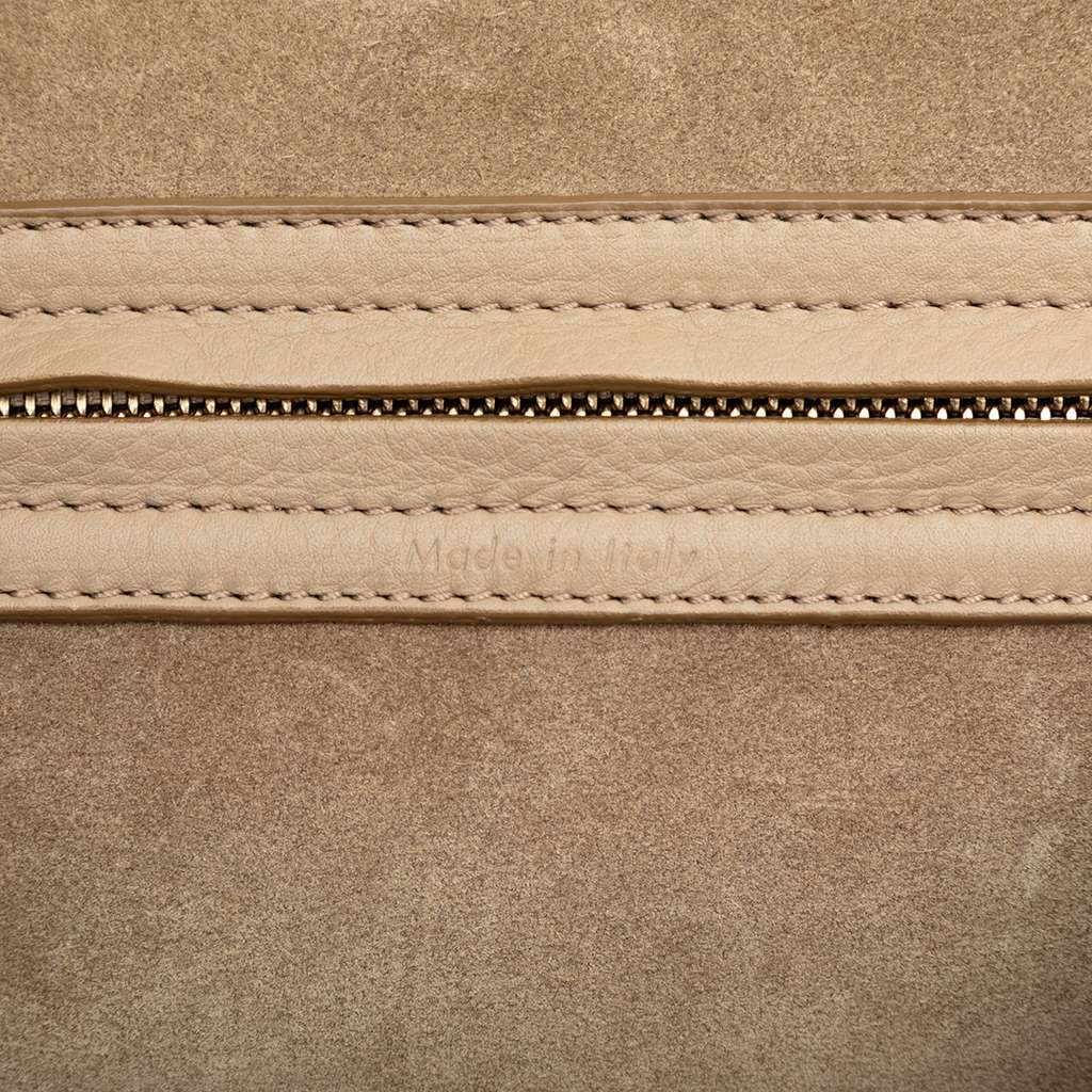 Celine Medium Leather Luggage Phantom Tote - 5