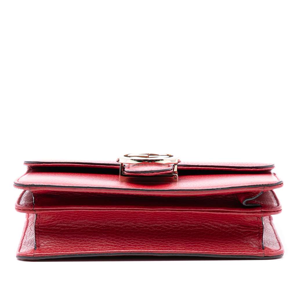 Gucci Small Dollar Calfskin Interlocking G Crossbody - 3