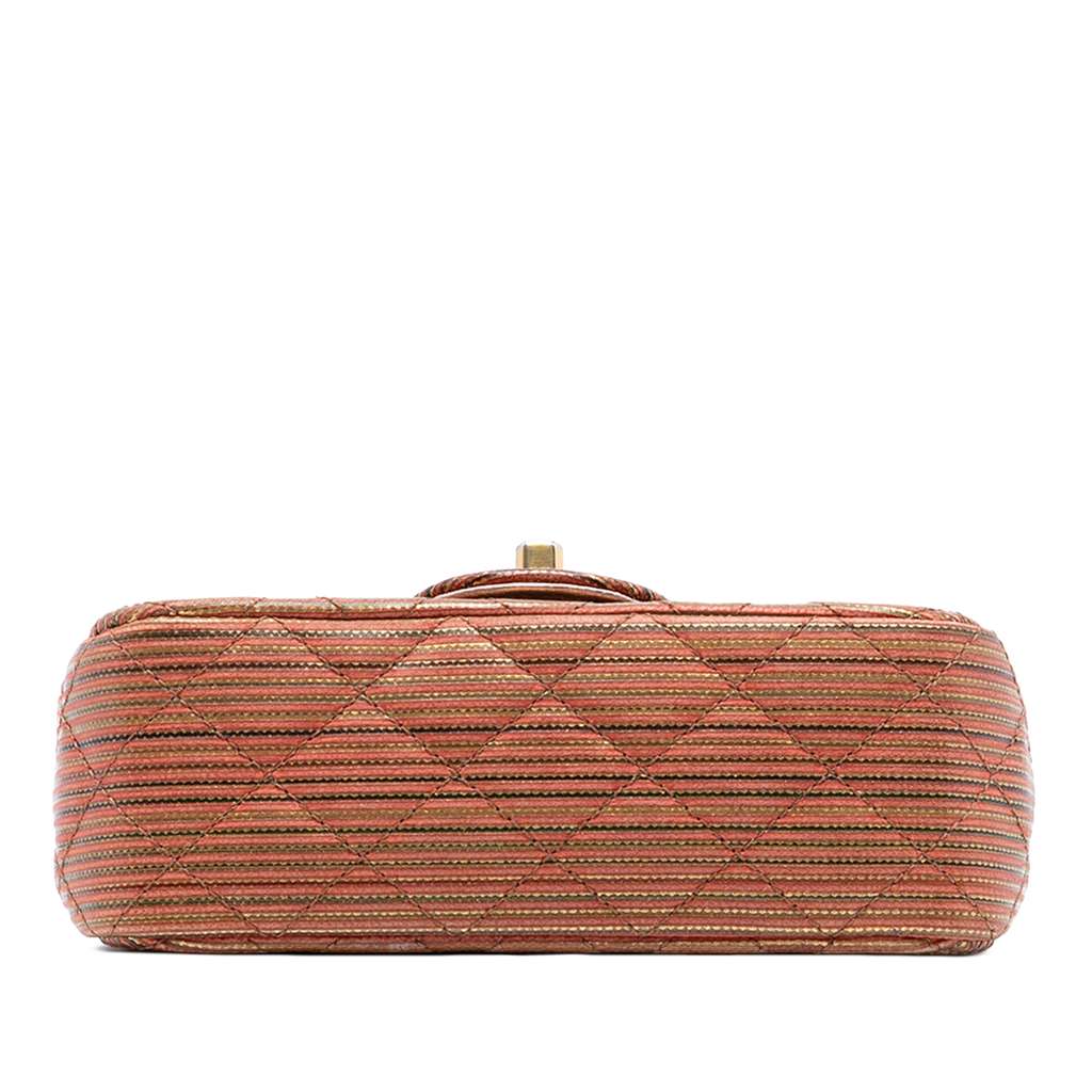 Chanel Paris Seoul Mini Metallic Lambskin Striped Flap - 3