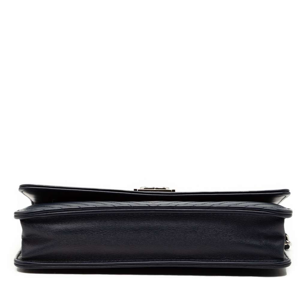 Chanel Chevron Lambskin Boy Wallet on Chain - 3