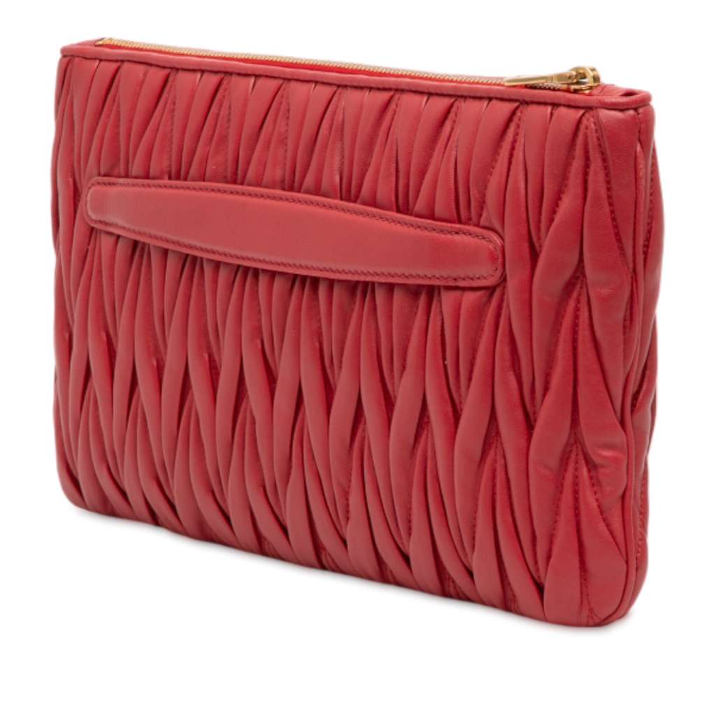 Miu Miu Matelasse Nappa Clutch - 2