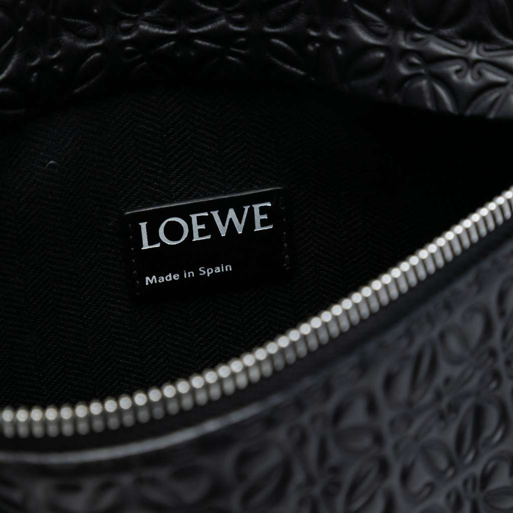Loewe Embossed Anagram Leather Repeat T Clutch - 5