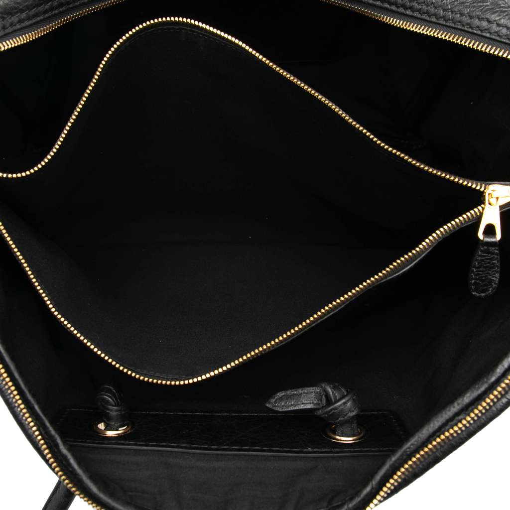 Balenciaga Medium Lambskin Blanket Square Satchel - 4