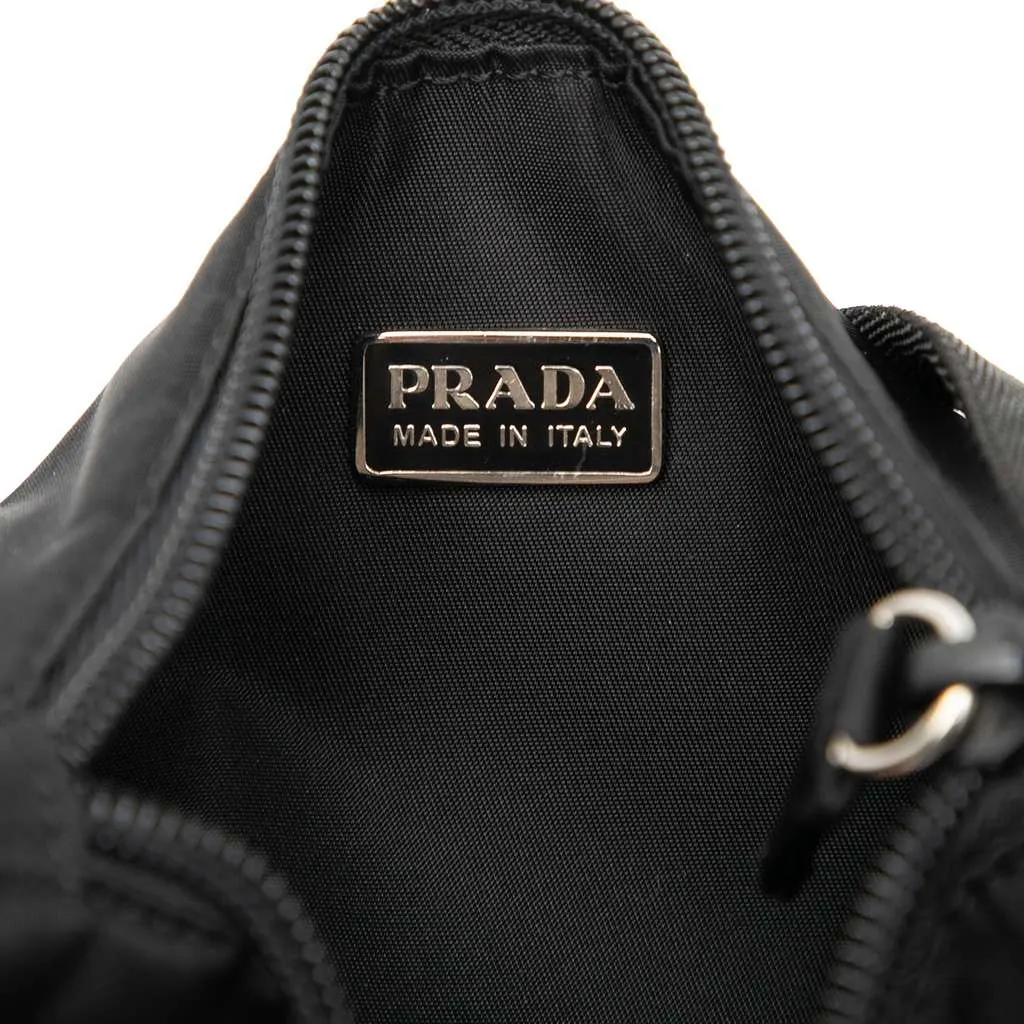 Prada Tessuto Shoulder Bag Black Good - Box View