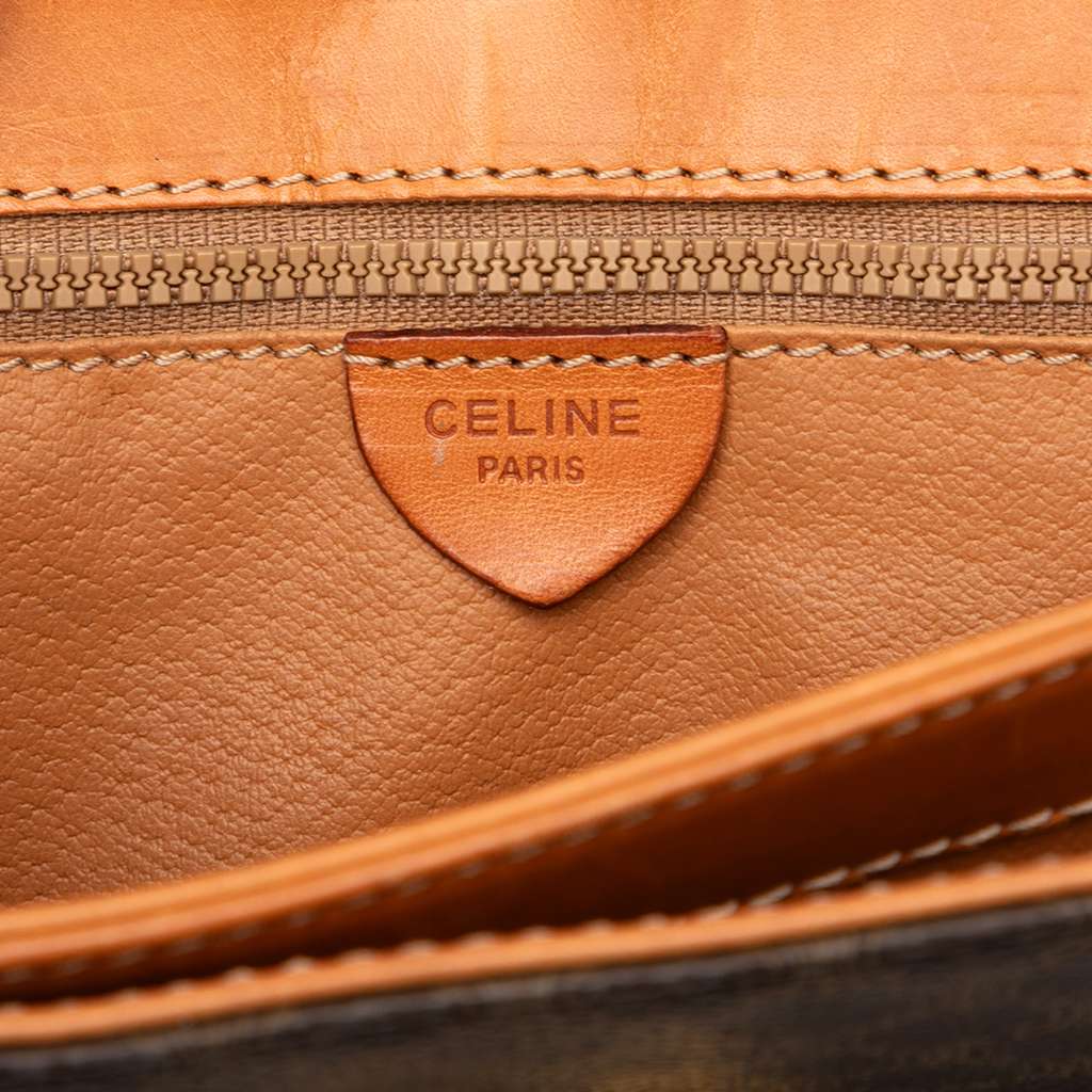 Celine Macadam Coated Canvas Handbag - 5