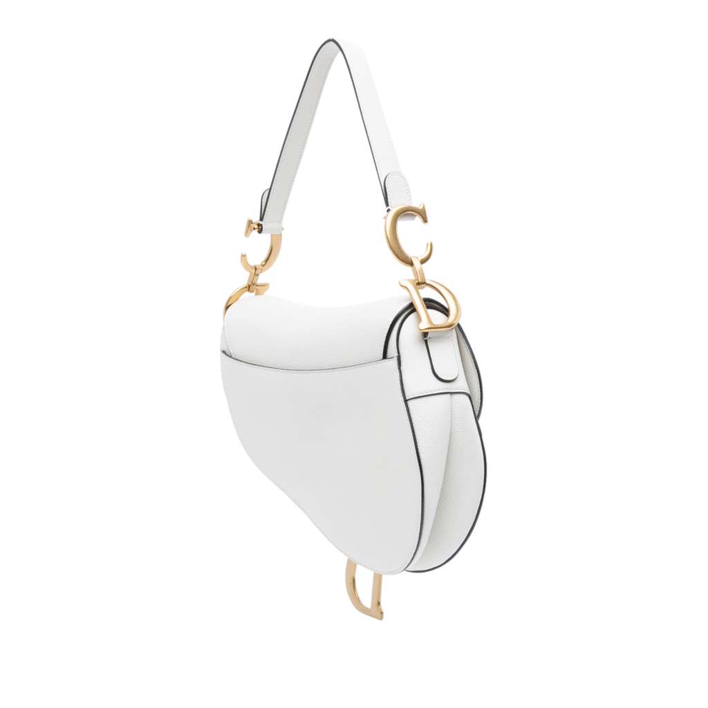 Dior Grained Calfskin Saddle Bag - 2