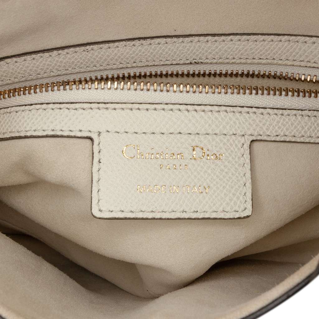Dior Grained Calfskin Saddle Bag - 5