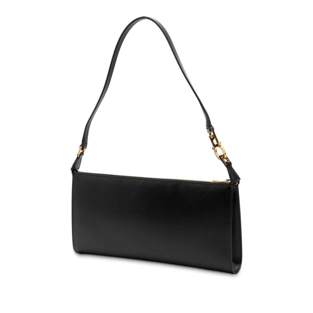 Salvatore Ferragamo Leather Gancini Shoulder Bag - 2
