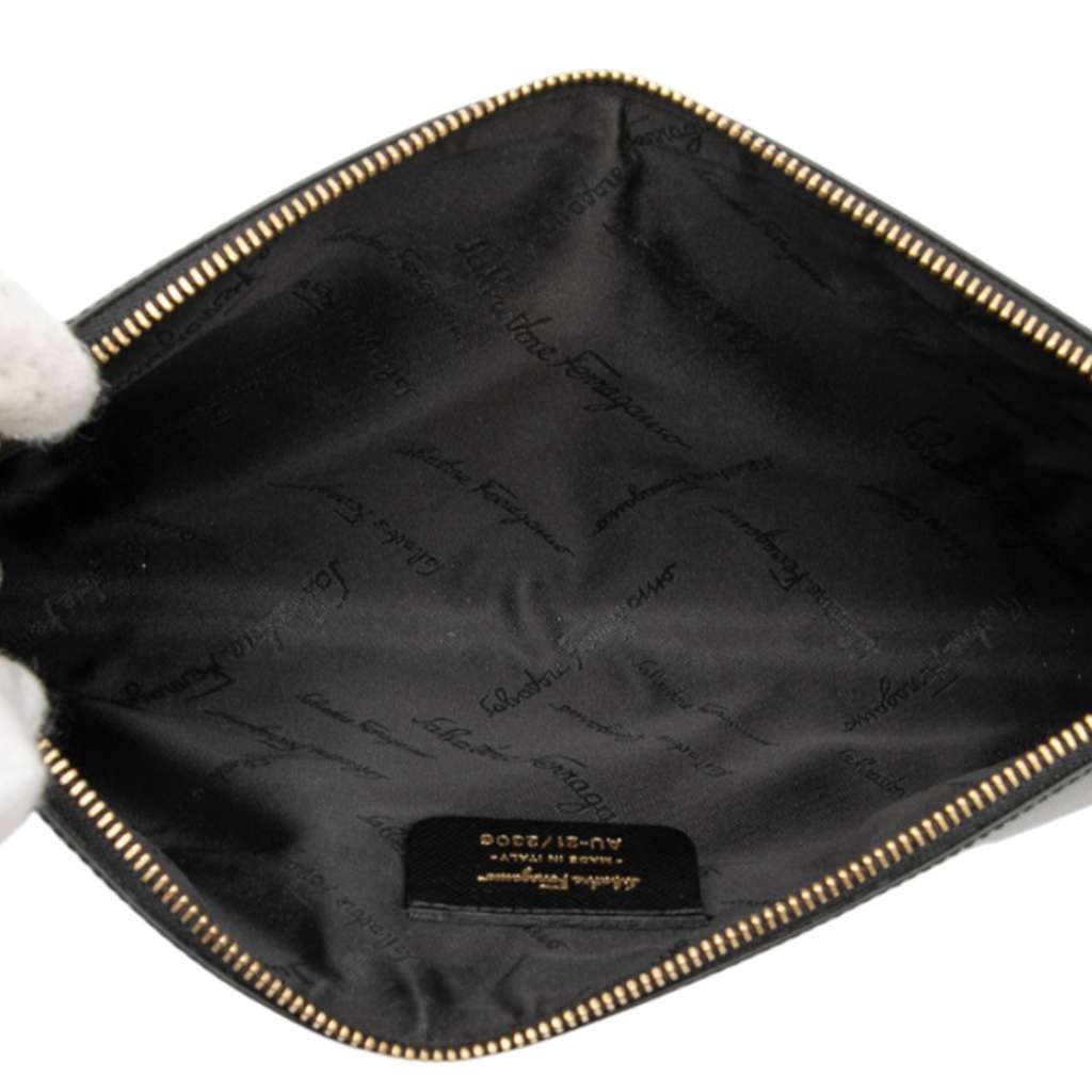 Salvatore Ferragamo Leather Gancini Shoulder Bag - 4