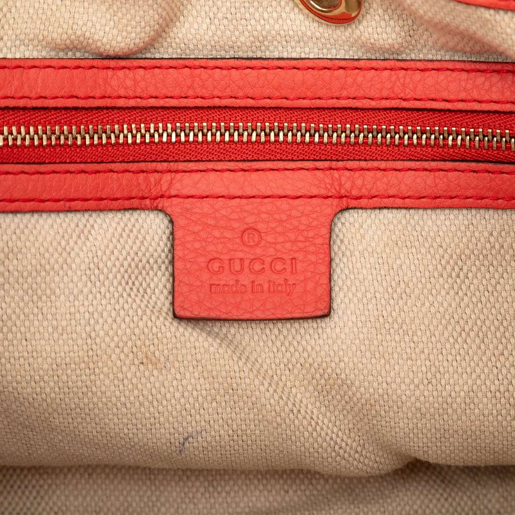 Gucci Medium Leather Soho Chain Tote - 5